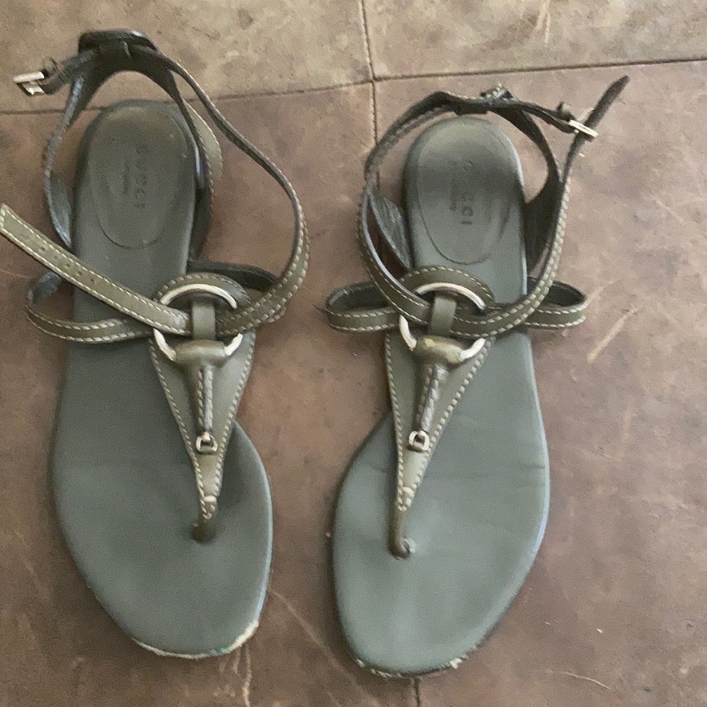 Gucci sandals size 38.